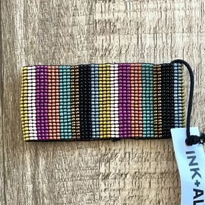 INK+ALLOY multi colored Seed Bead Stretchy bracelet